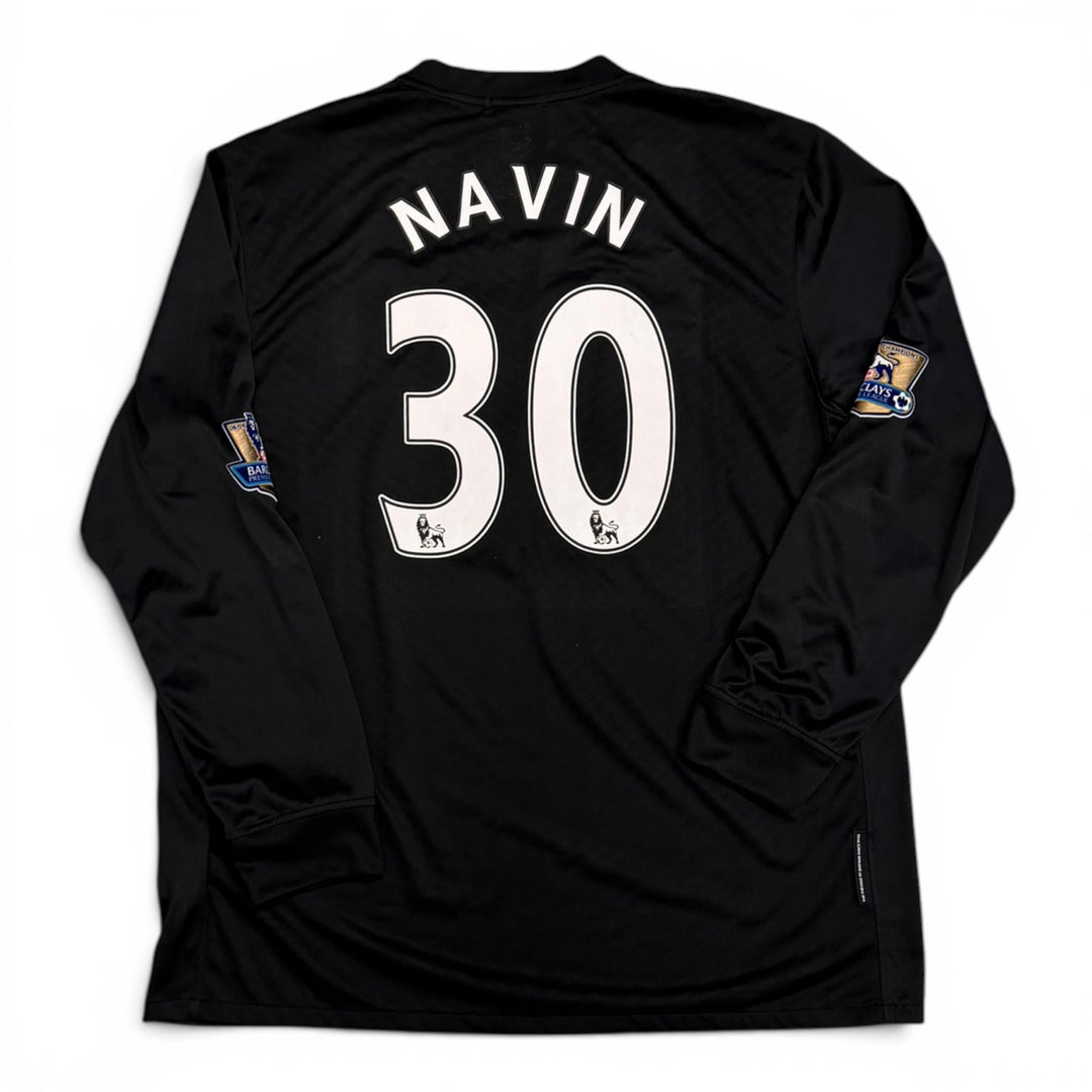 2009-10 Vintage Manchester United Navin Away Shirt Black (XL)