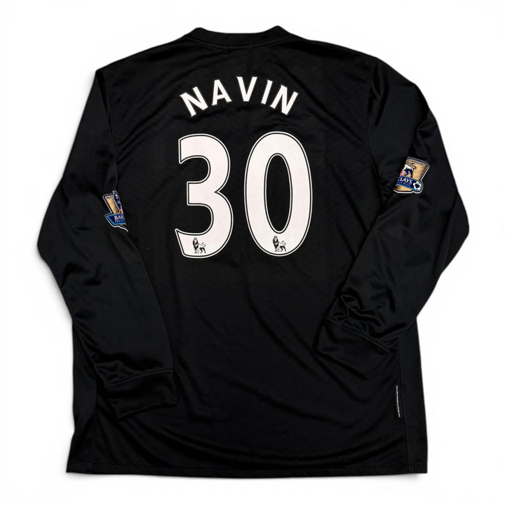 2009-10 Vintage Manchester United Navin Away Shirt Black (XL)