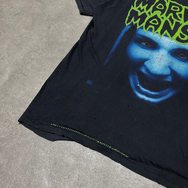 1994' Vintage Marilyn Manson Black Graphic T-Shirt (XL)