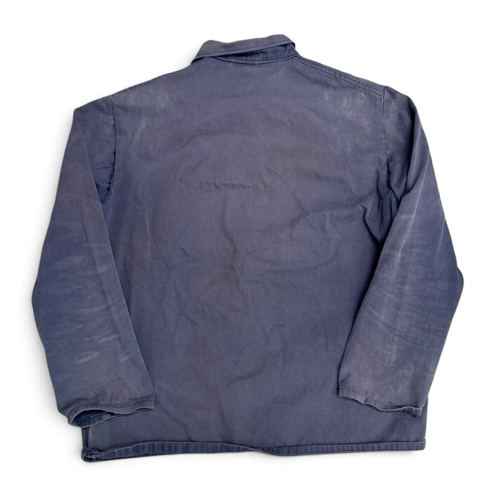 Vintage Distressed Faded Blue French Chore Jacket (S)