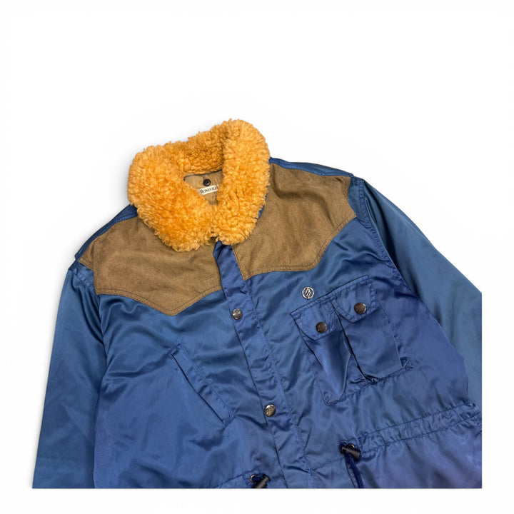 Rare Vintage Boneville 1987 Puffer Jacket Blue (L)