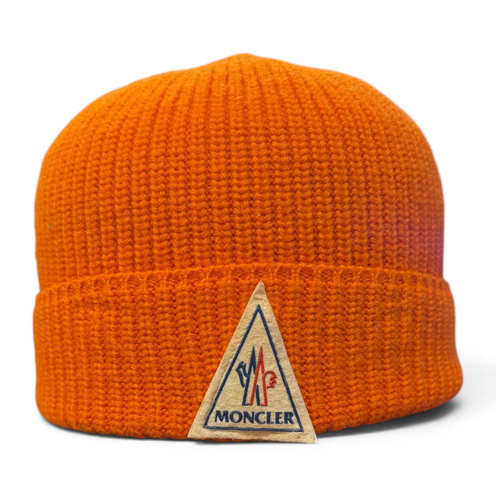 Vintage Moncler Knitted  Hat Orange