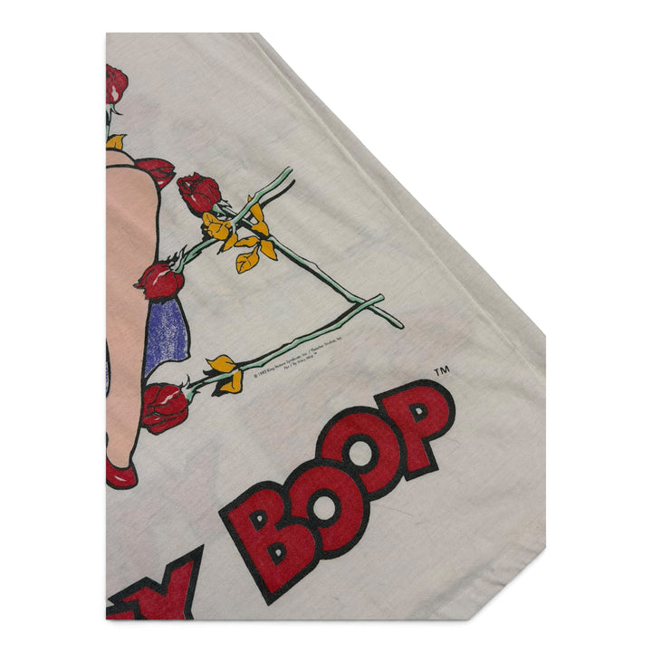 Vintage Single Stitch Betty Boop Graphic T shirt( Dress) White (XL)