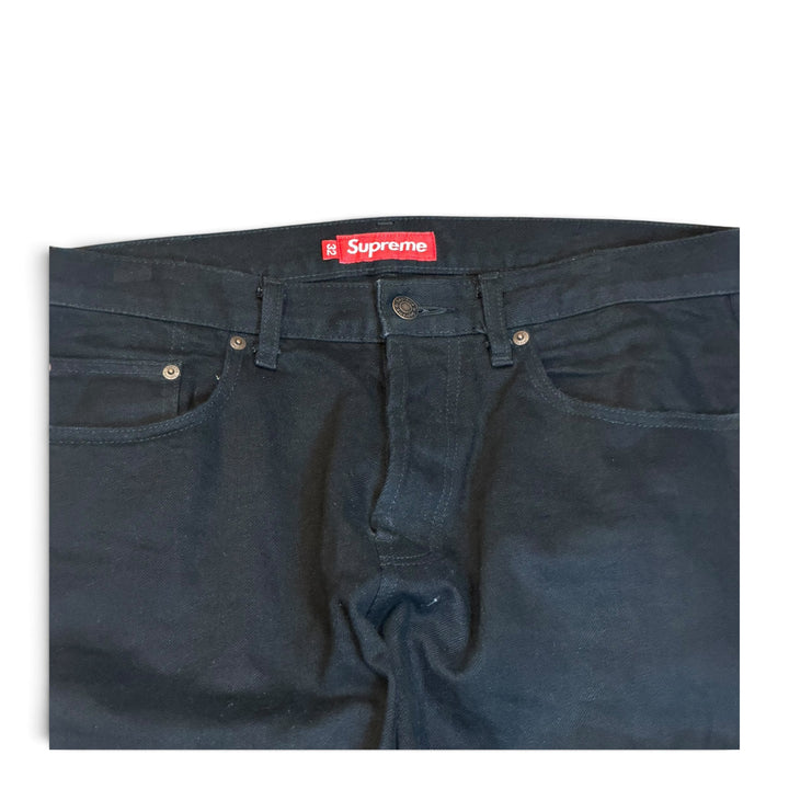 Supreme Black Bagyy Denim Jeans (32)
