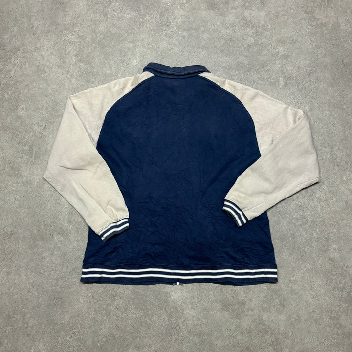 Vintage Quiksilver Blue Full Zip Sweatshirt (L)