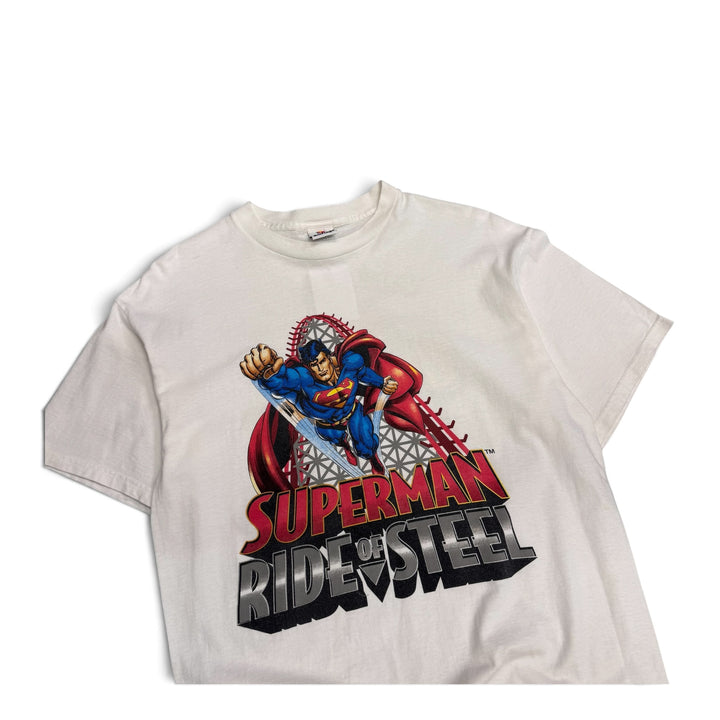Vintage Superman Graphic T shirt White (L)