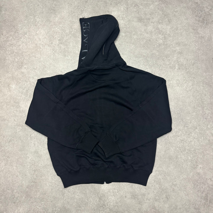 Palace Black Split Hoodie Bomber Sweat Zip Up (L)