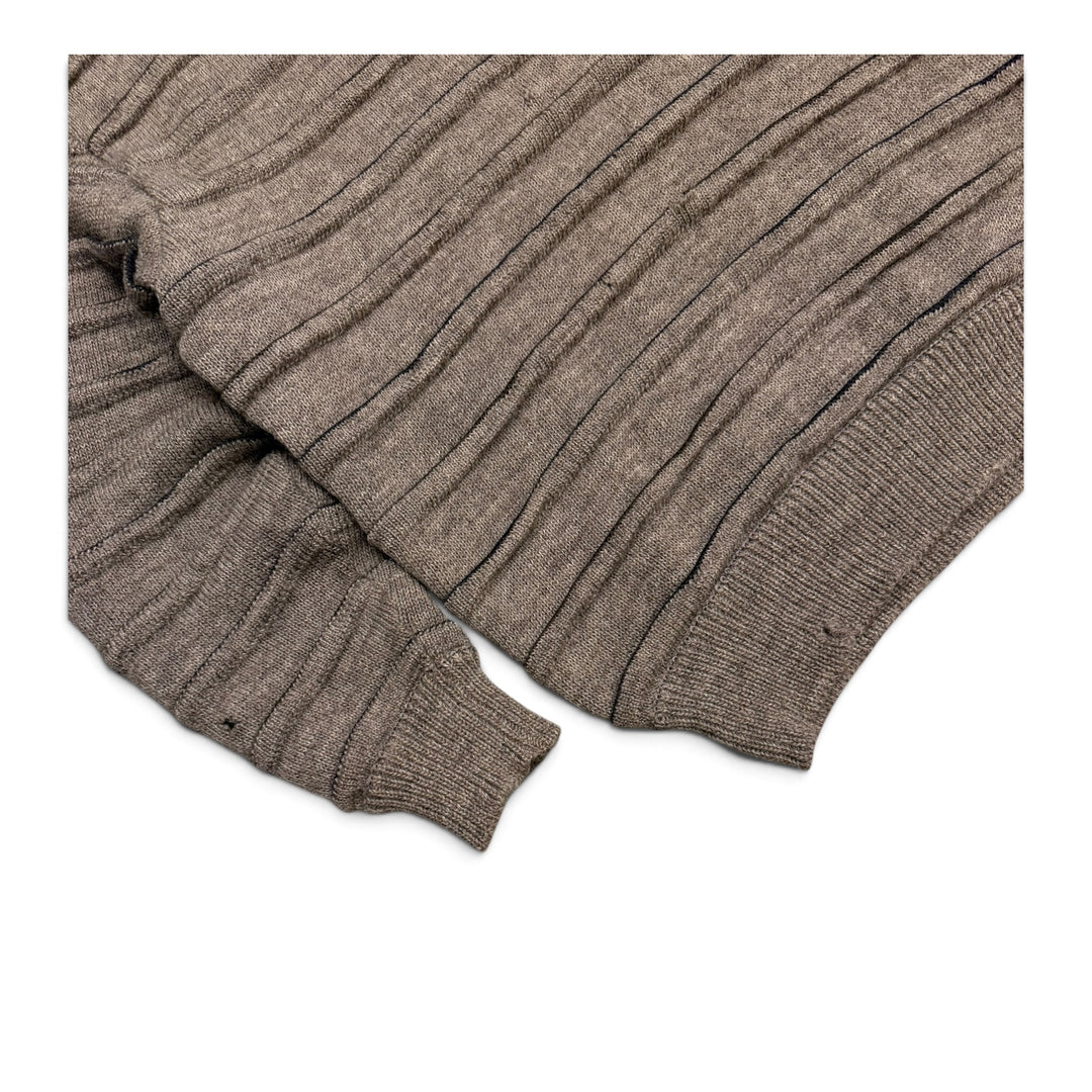 Vintage Issey Miyake Men Cable Knit Jumper (L)