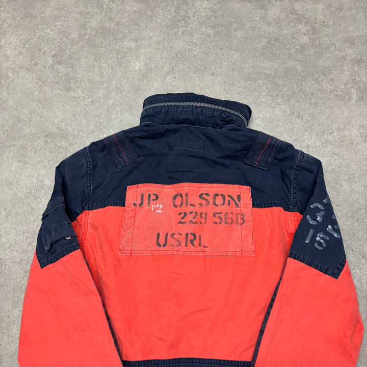 Vintage Polo Ralph Lauren Red & Navy US-RL Reconnaissance Jacket (M)