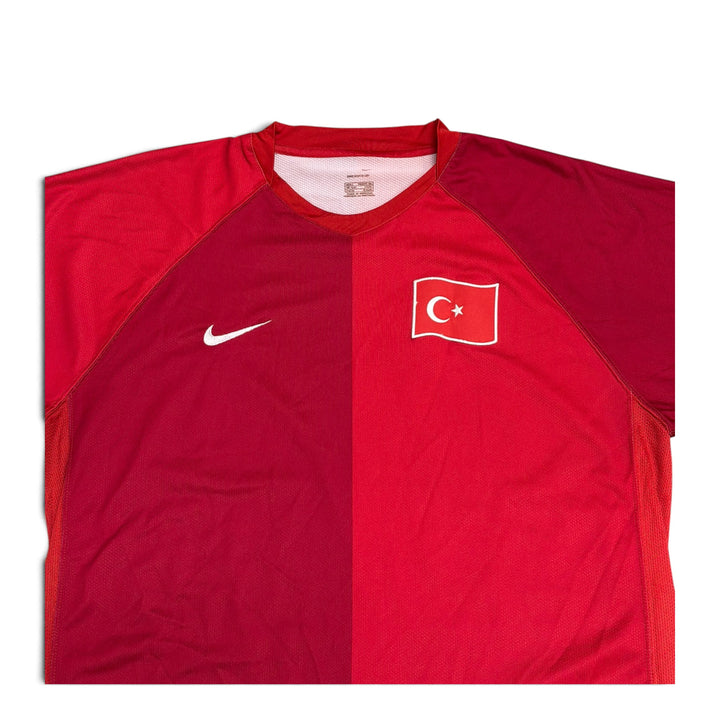 Turkey 2006/07 Nike Football Shirt Red (L)