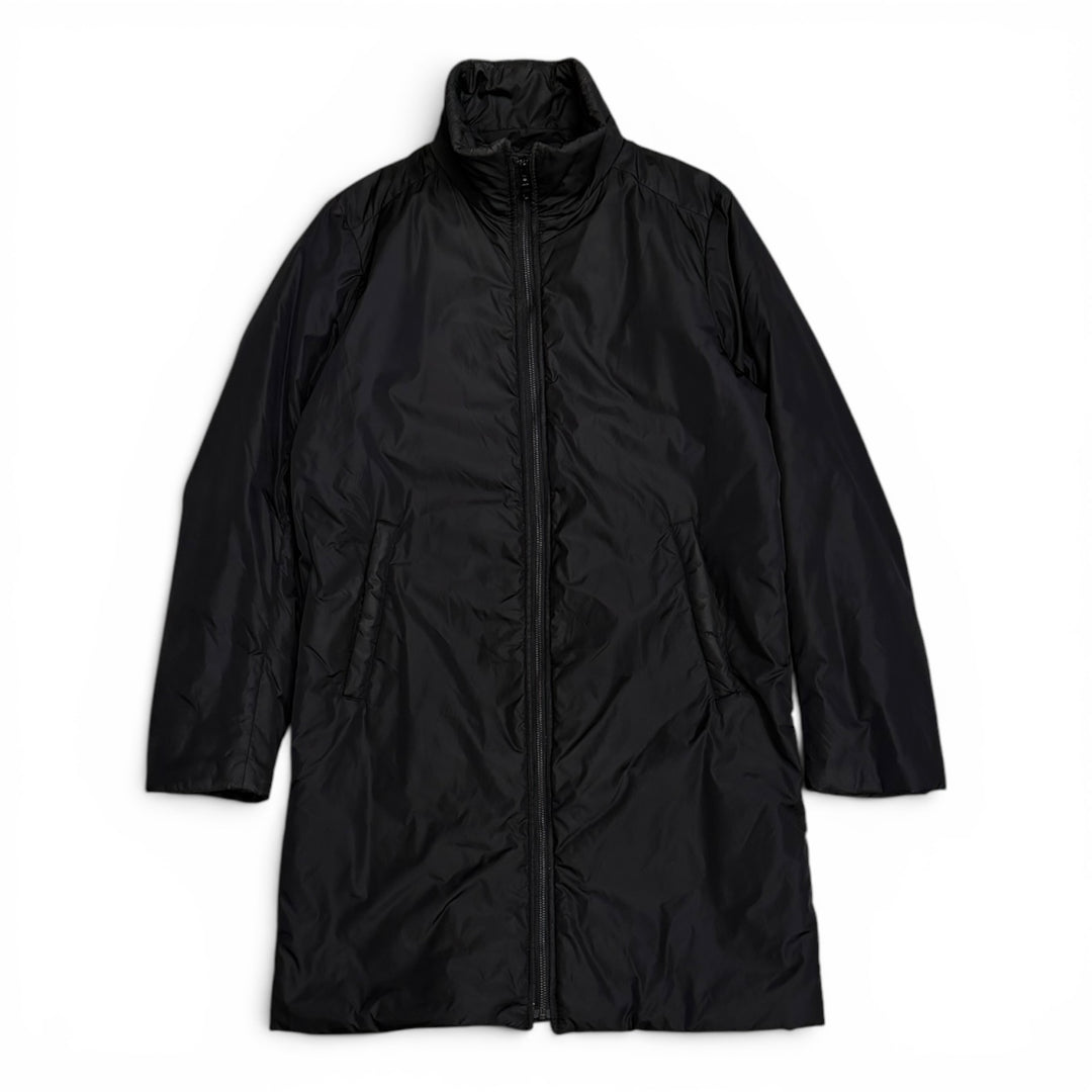 Vintage Prada Black Padded Overcoat Jacket