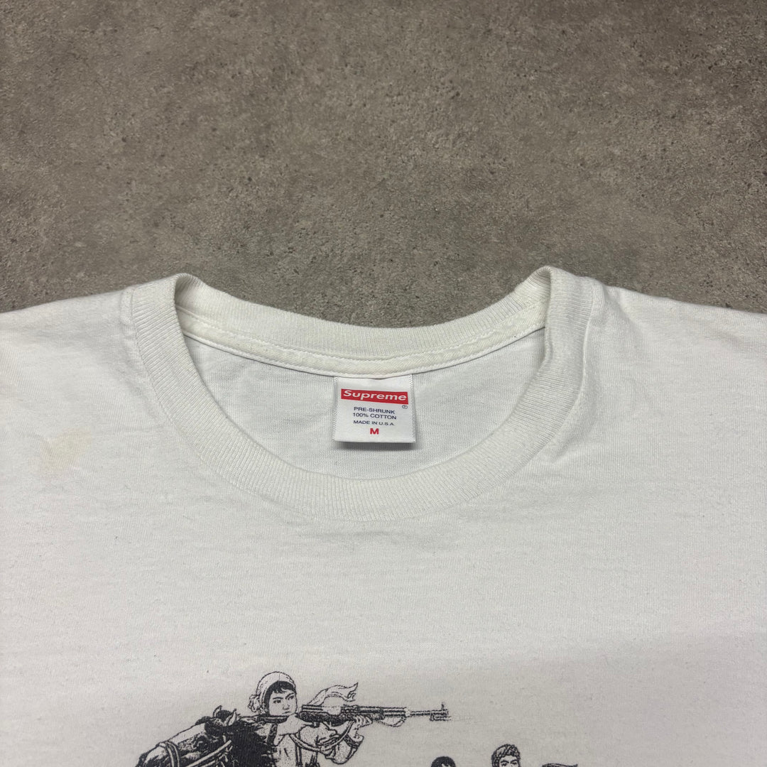 Supreme White Graphic T-Shirt (M)