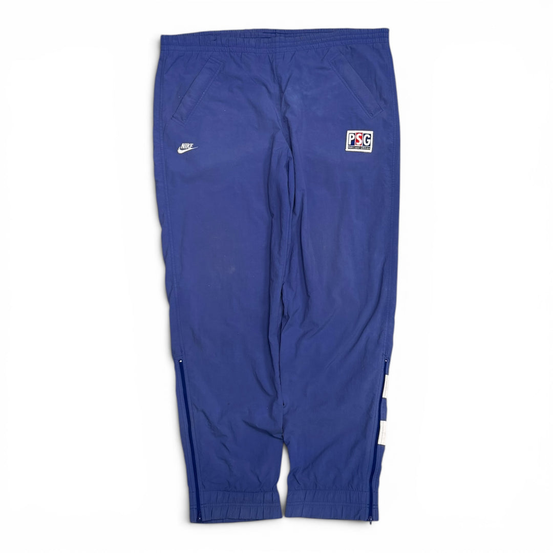 90’s Vintage PSG Nike Purple Football Tracksuit Bottoms (XL)