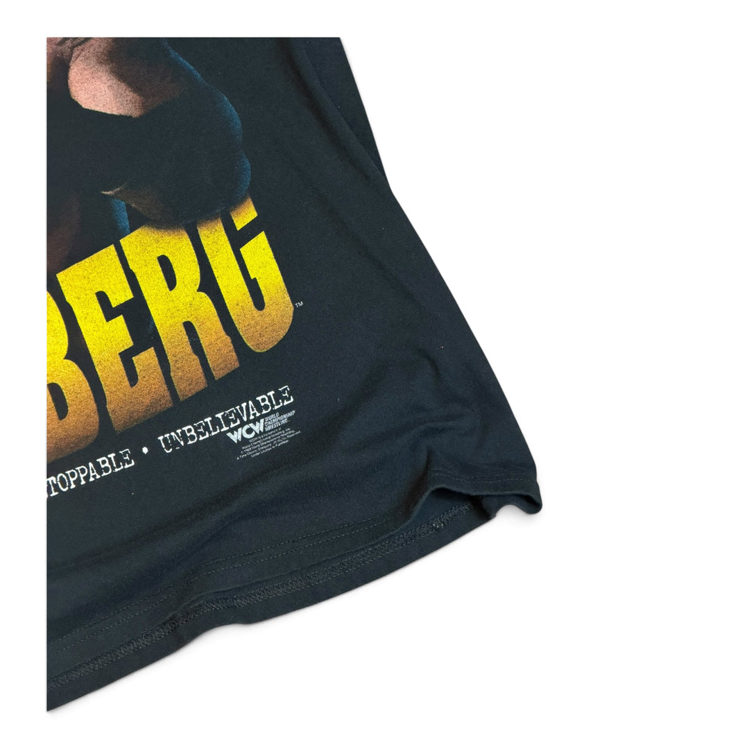 Vintage WCW Goldberg Black Graphic T-Shirt(L)