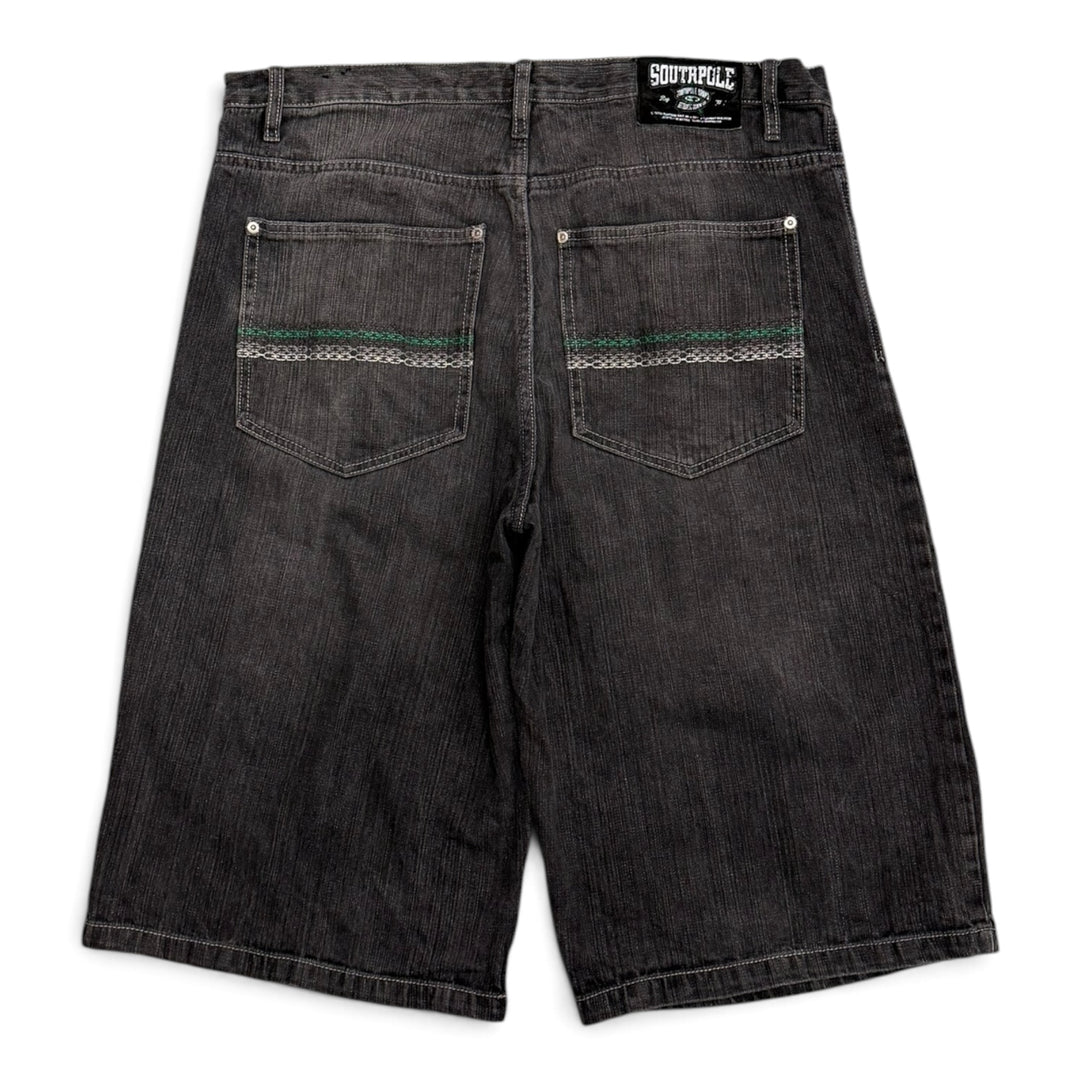 Vintage Southpole Baggy Denim Shorts Grey (40)