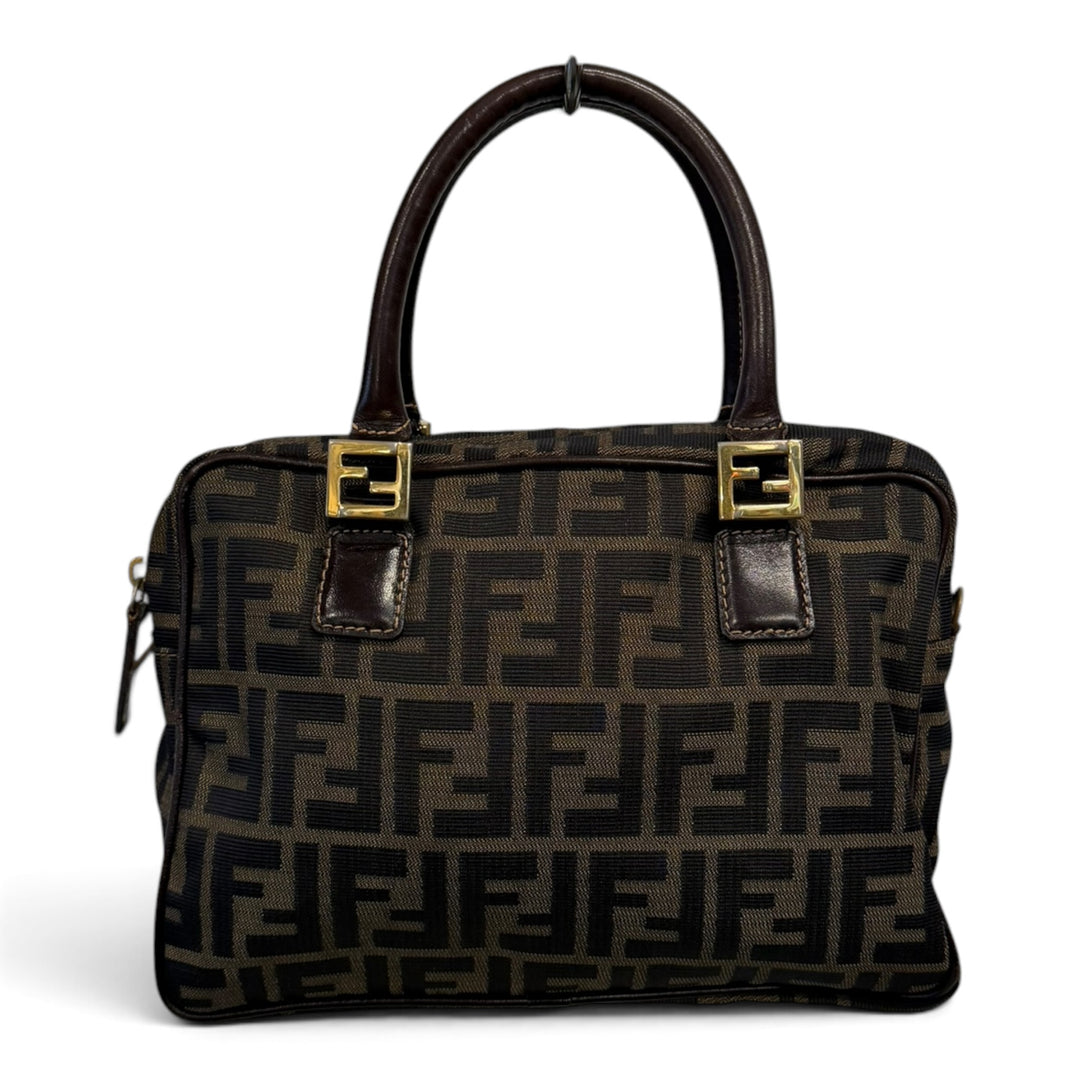Fendi Zucca Print Brown Mini Handbag