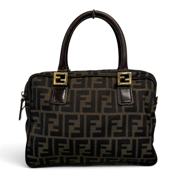 Fendi Zucca Print Brown Mini Handbag