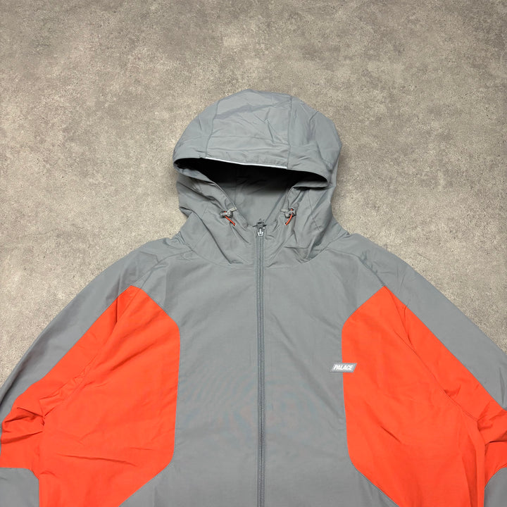 Palace Orange & Grey Duo Shell Jacket (XL)