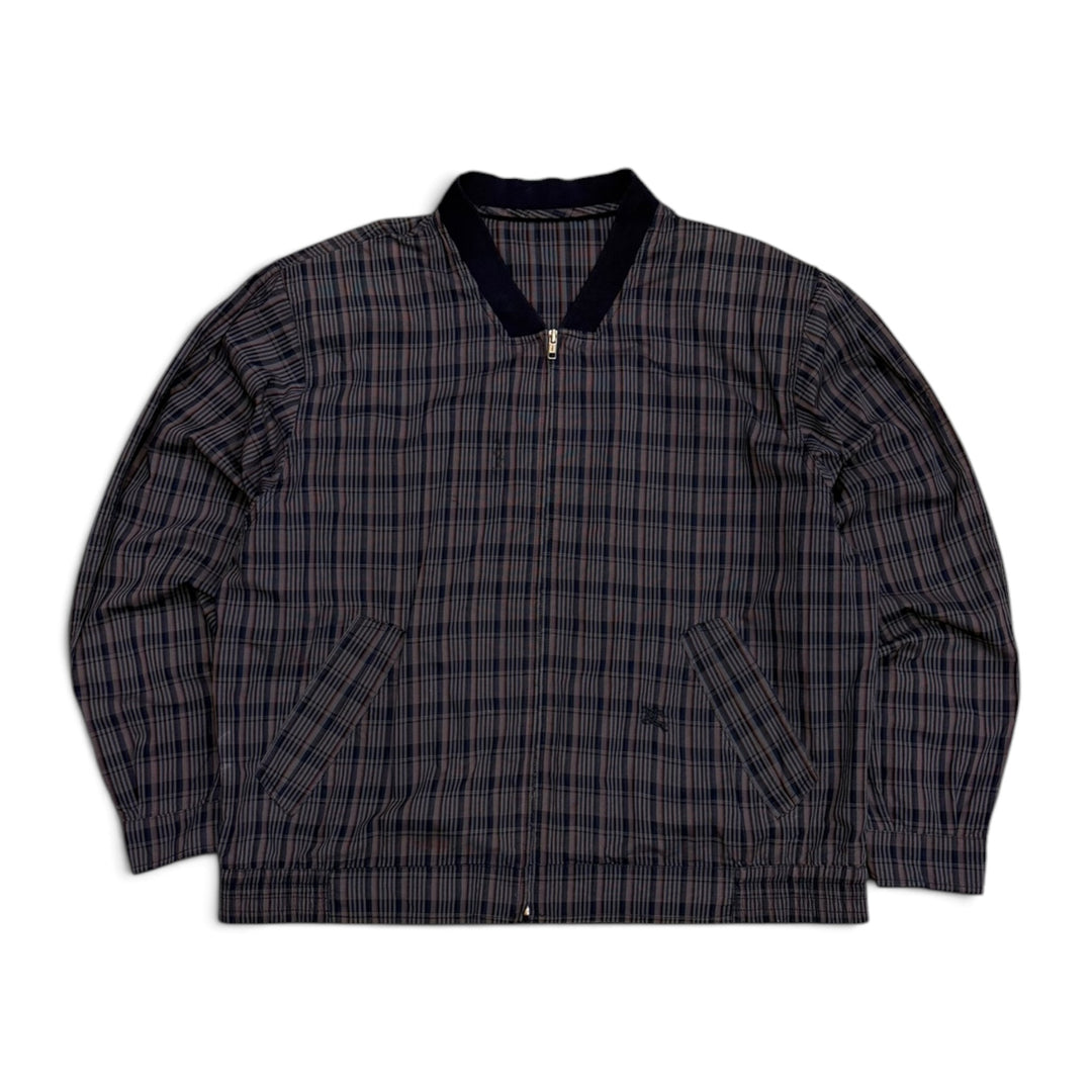 80’s Vintage Burberry Harrington Jacket Purple (L)