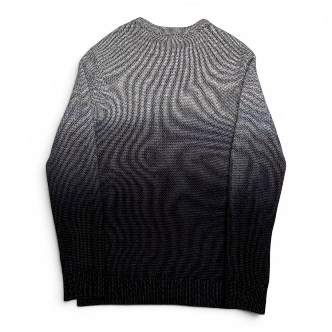 Palace Gradient Dye Rib Jumper Gray (L)