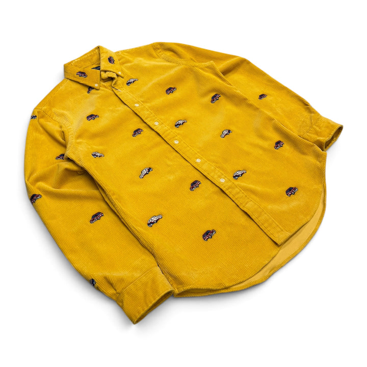 Palace x Polo Ralph Lauren Yellow Corduroy shirt (S)