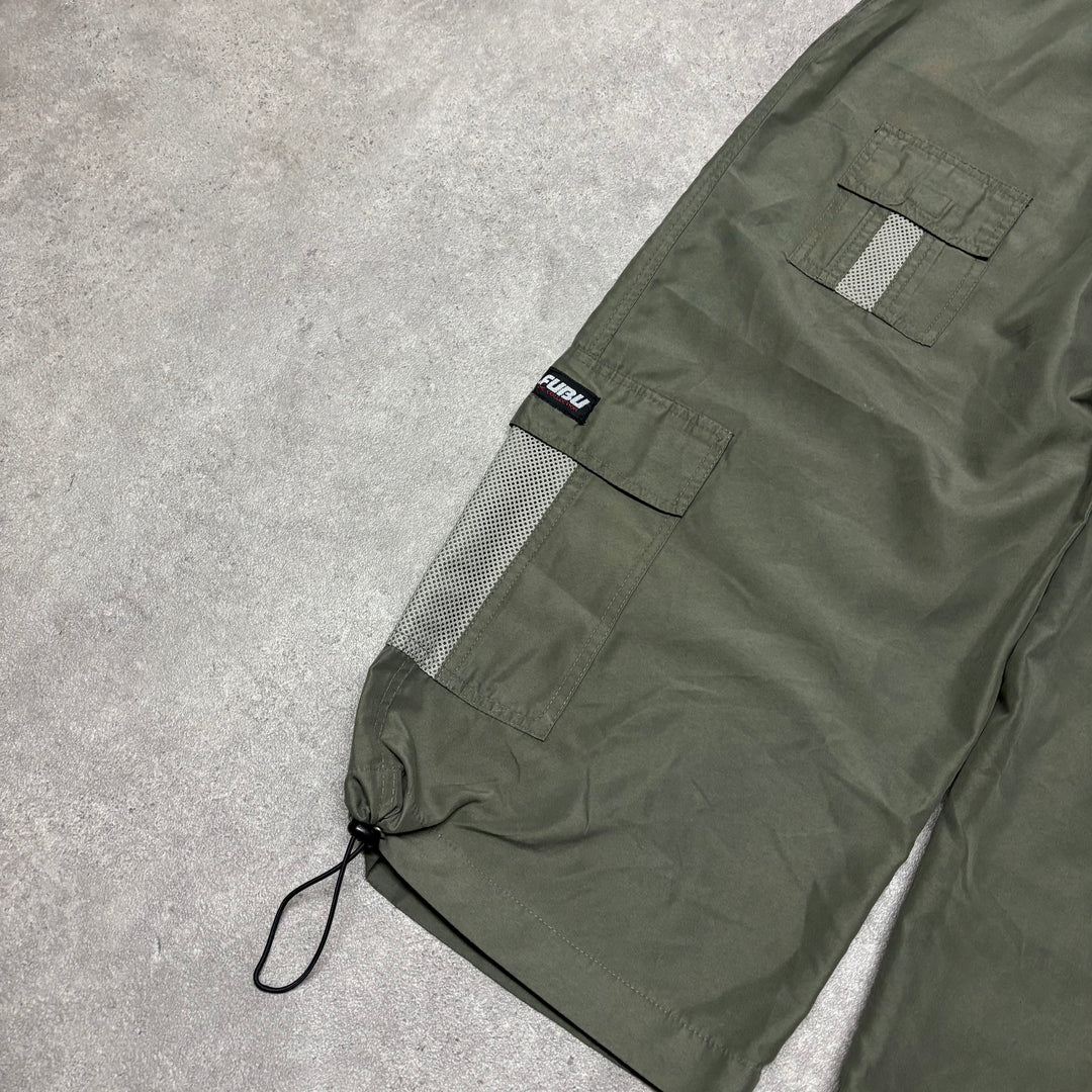 Vintage Fubu Long Khaki Shorts (XXL)