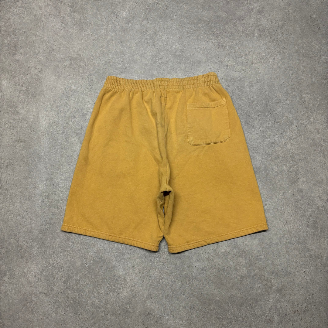 Supreme Small Logo Cotton Yellow Shorts (L)
