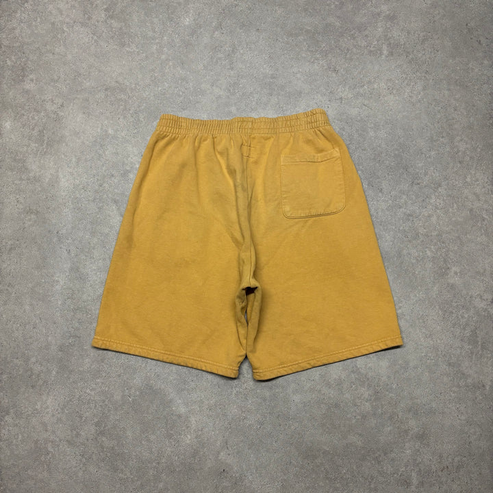 Supreme Small Logo Cotton Yellow Shorts (L)