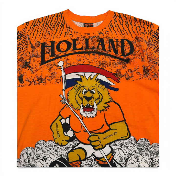 Vintage Netherlands 1990's Football T-Shirt Orange (XL)