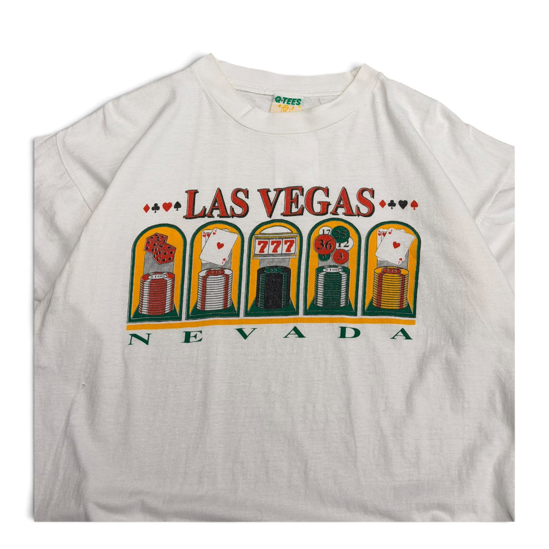 Vintage Las Vegas Nevada Graphic T shirt White (L)