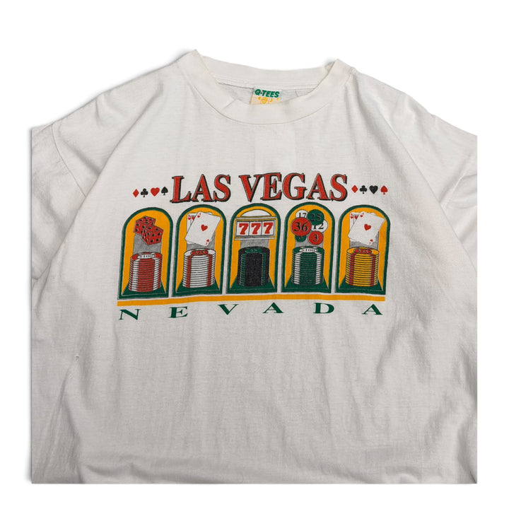 Vintage Las Vegas Nevada Graphic T shirt White (L)
