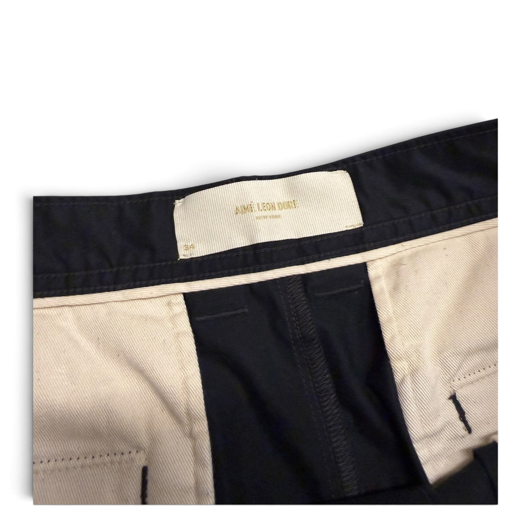 Aime Leon Dore Pleated Trousers Black (34)