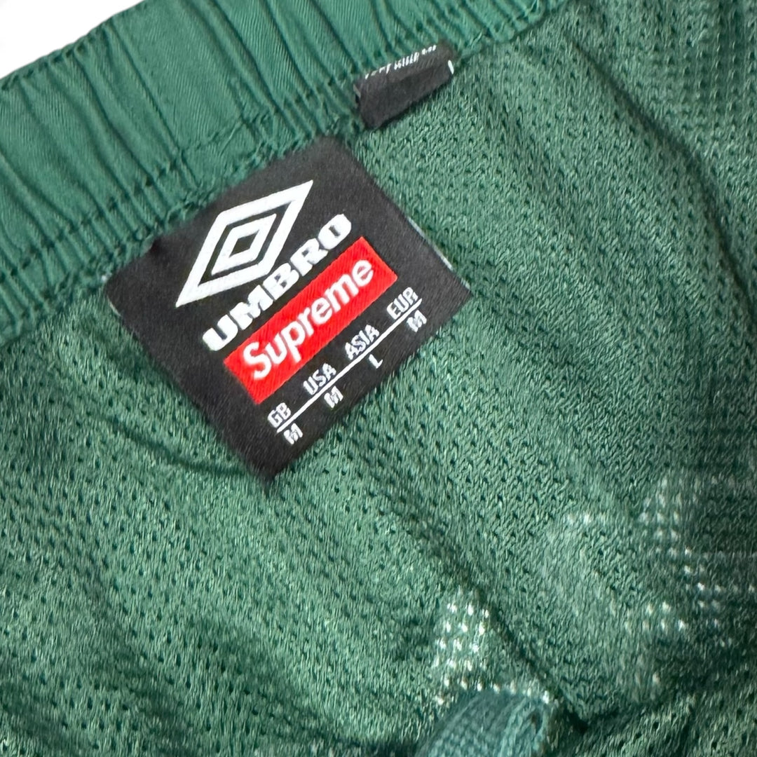 Supreme X Umbro Cotton Ripstop Track Joggers Green (M)