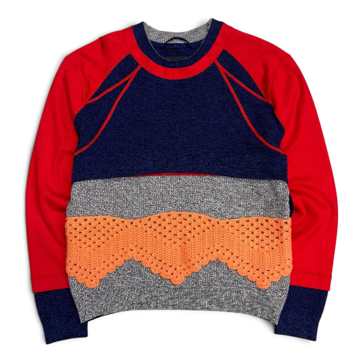 Craig-Green Multicoloured Patch Work Heavy Knitted Sweater (XL)