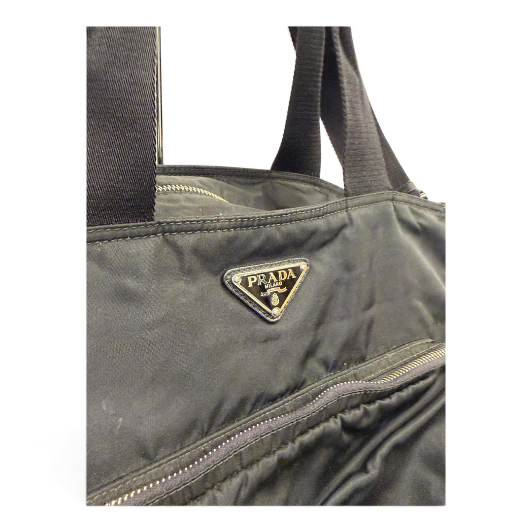 Prada Nylon Shopping Shoulder Bag