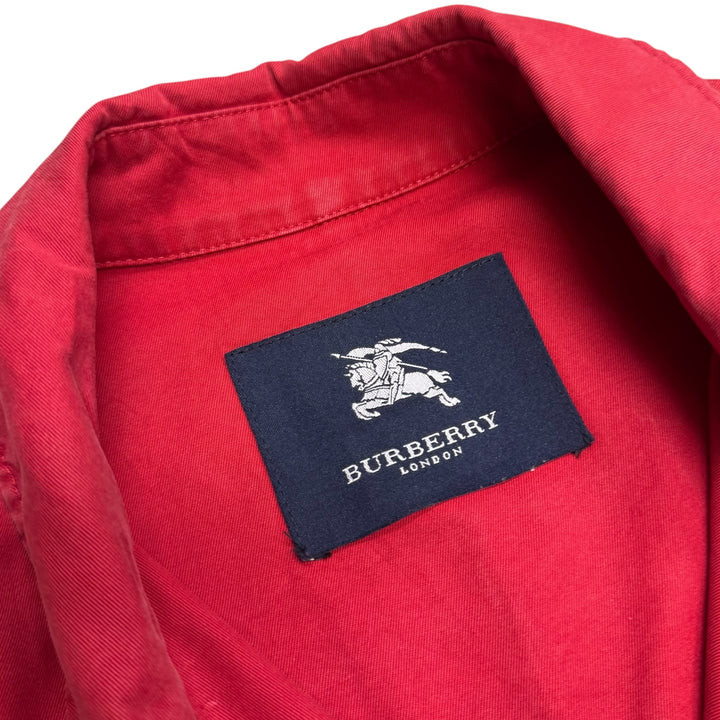 Vintage Burberrys Harrington Style Jacket Red (M)
