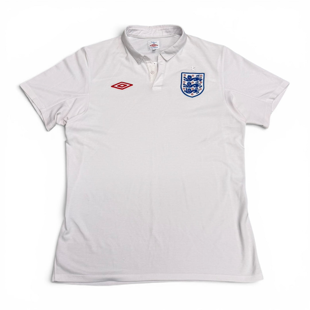 2009 Vintage England Umbro White Football Shirt (M)
