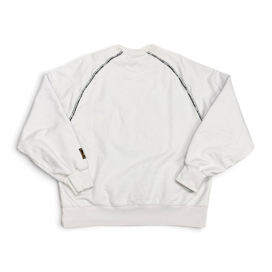 Palace x Maharishi White Spellout Sweatshirt (XL)