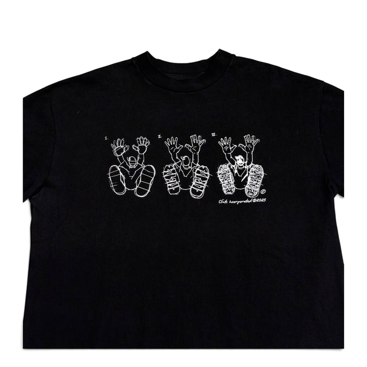 Clints Streetwear Graphic T shirt Black (XL)