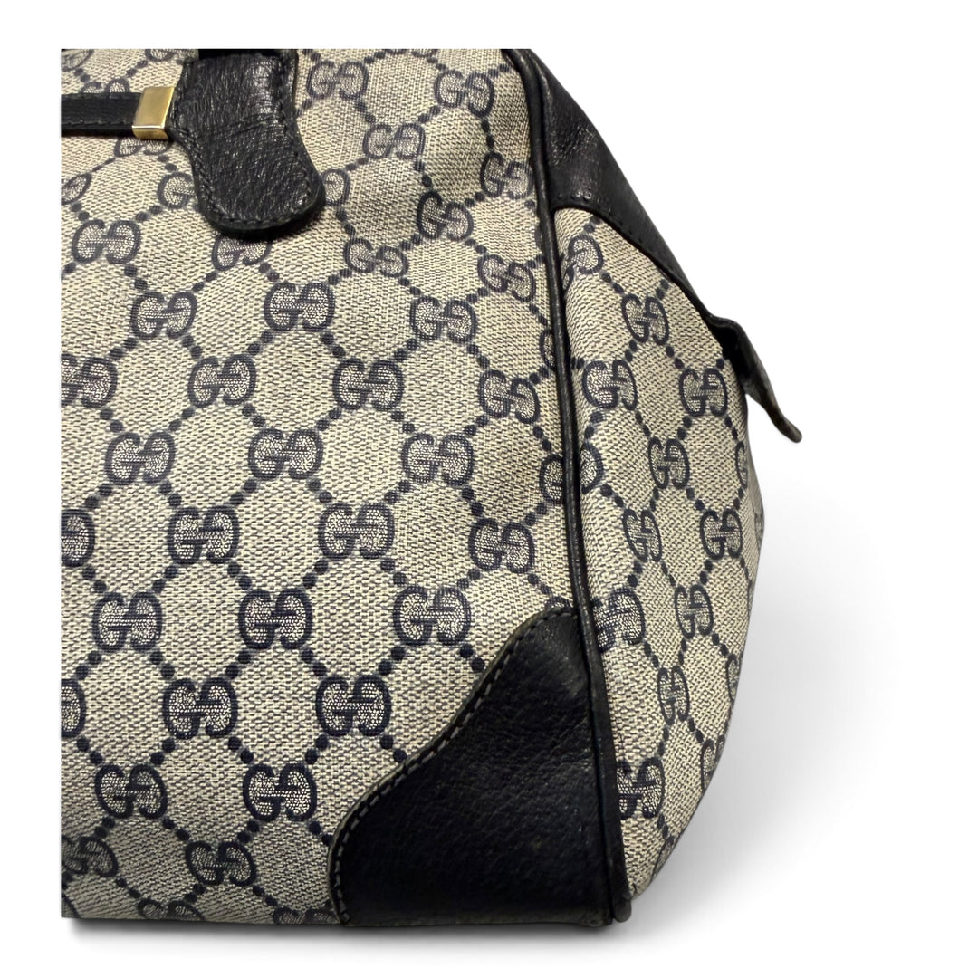 Gucci Monogram GG Boston Bag Grey