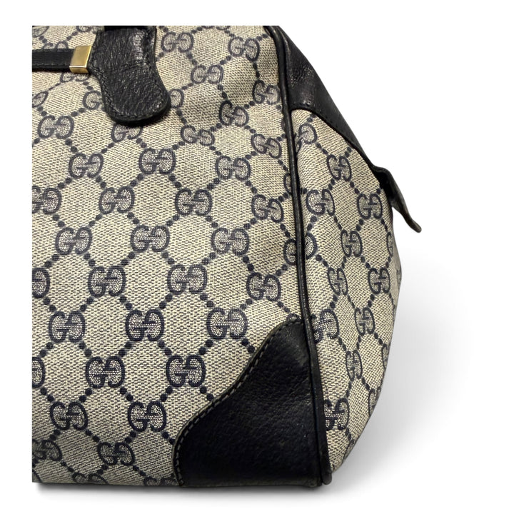 Gucci Monogram GG Boston Bag Grey