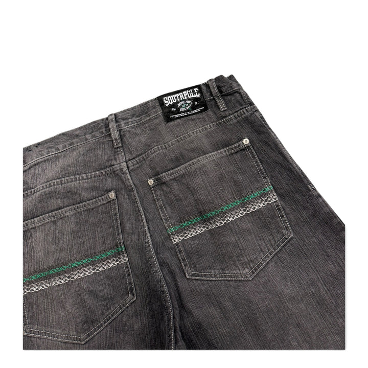 Vintage Southpole Baggy Denim Shorts Grey (40)