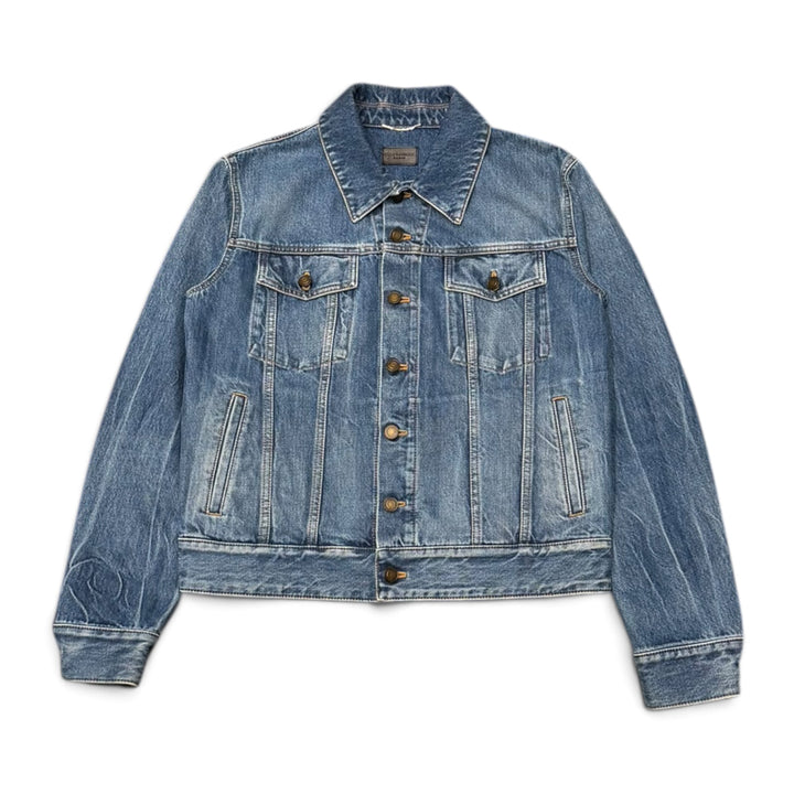 Saint Laurent Blue Denim Trucker Jacket (S)