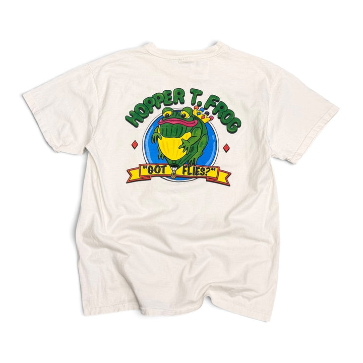 Vintage 90's Hopper T- Frog Graphic T shirt White (L)