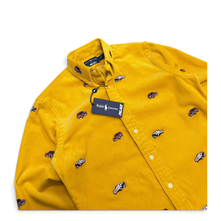 Palace x Polo Ralph Lauren Yellow Corduroy shirt (S)