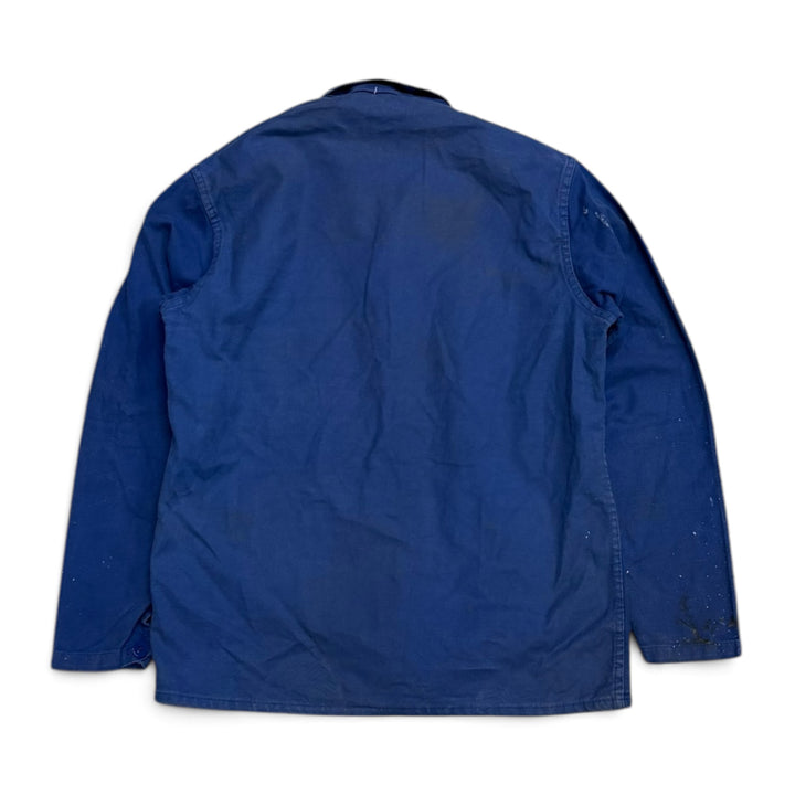 Vintage French Workwear Chore Jacket Blue (M)
