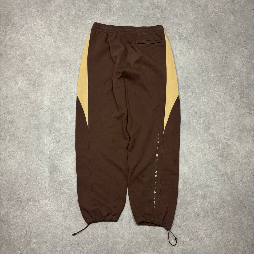 Supreme Two Tone Brown Heavy Cotton Tracksuit Bottoms (L)
