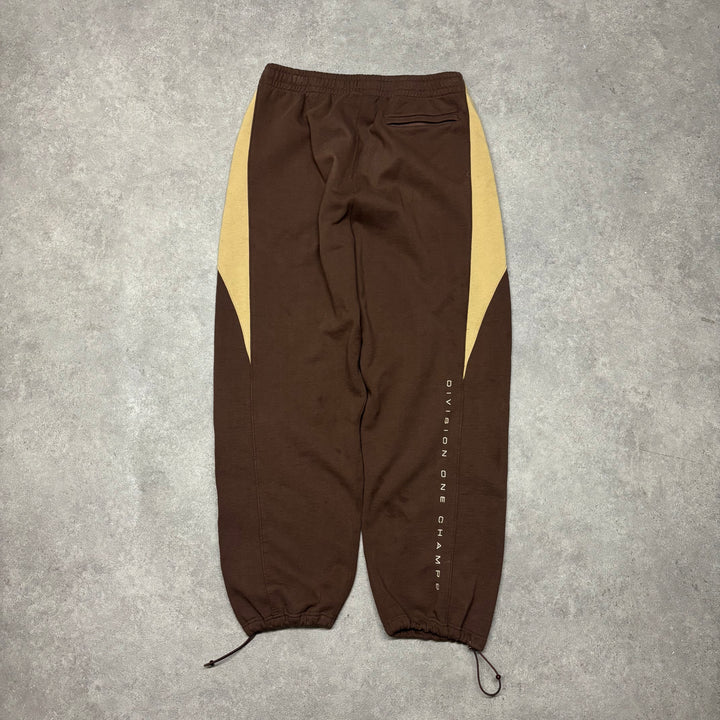 Supreme Two Tone Brown Heavy Cotton Tracksuit Bottoms (L)