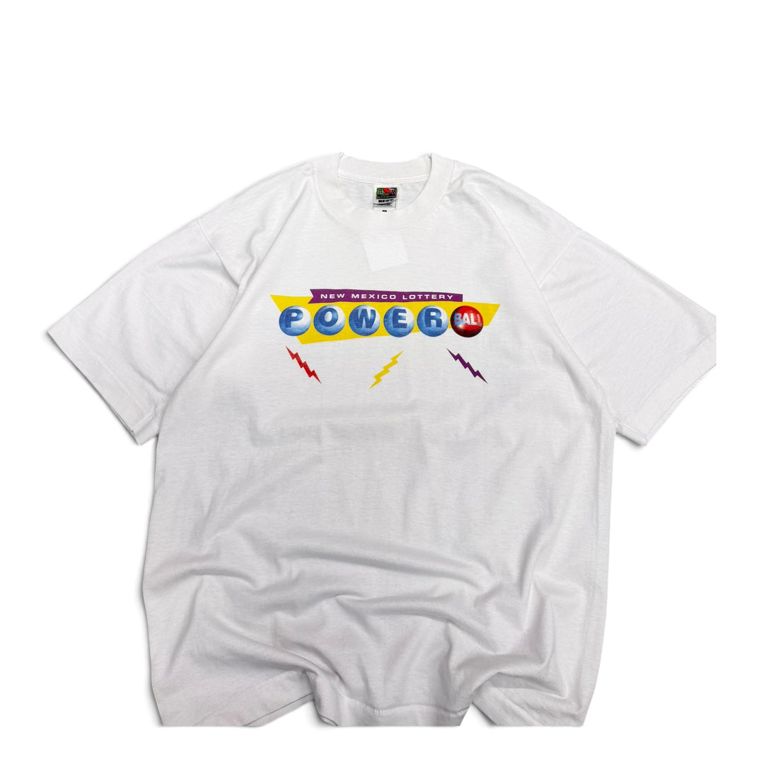 Vintage New Mexico Lottery Powerball T-Shirt White (L)