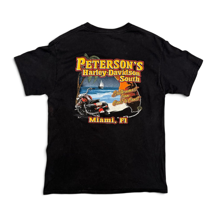Vintage Harley Davidson Graphic T shirt Black (M)